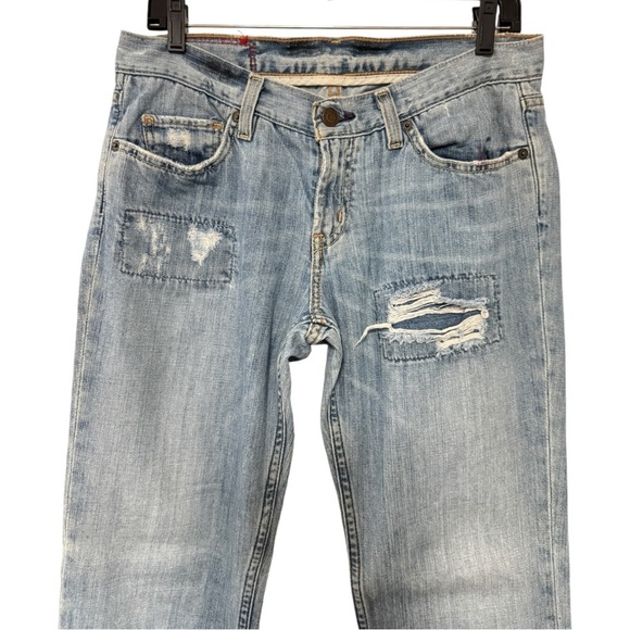 X2 Denim Laboratory Distressed Denim‎ Boot Cut Jeans W31 - 6R - Picture 3 of 13